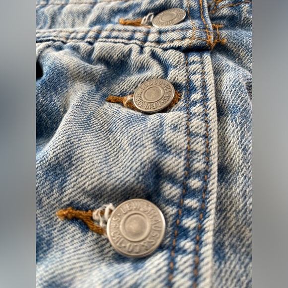 COPY - Levi's® Premium vintage women’s red tab overalls. Wide leg. Pockets.Size… - Picture 13 of 15